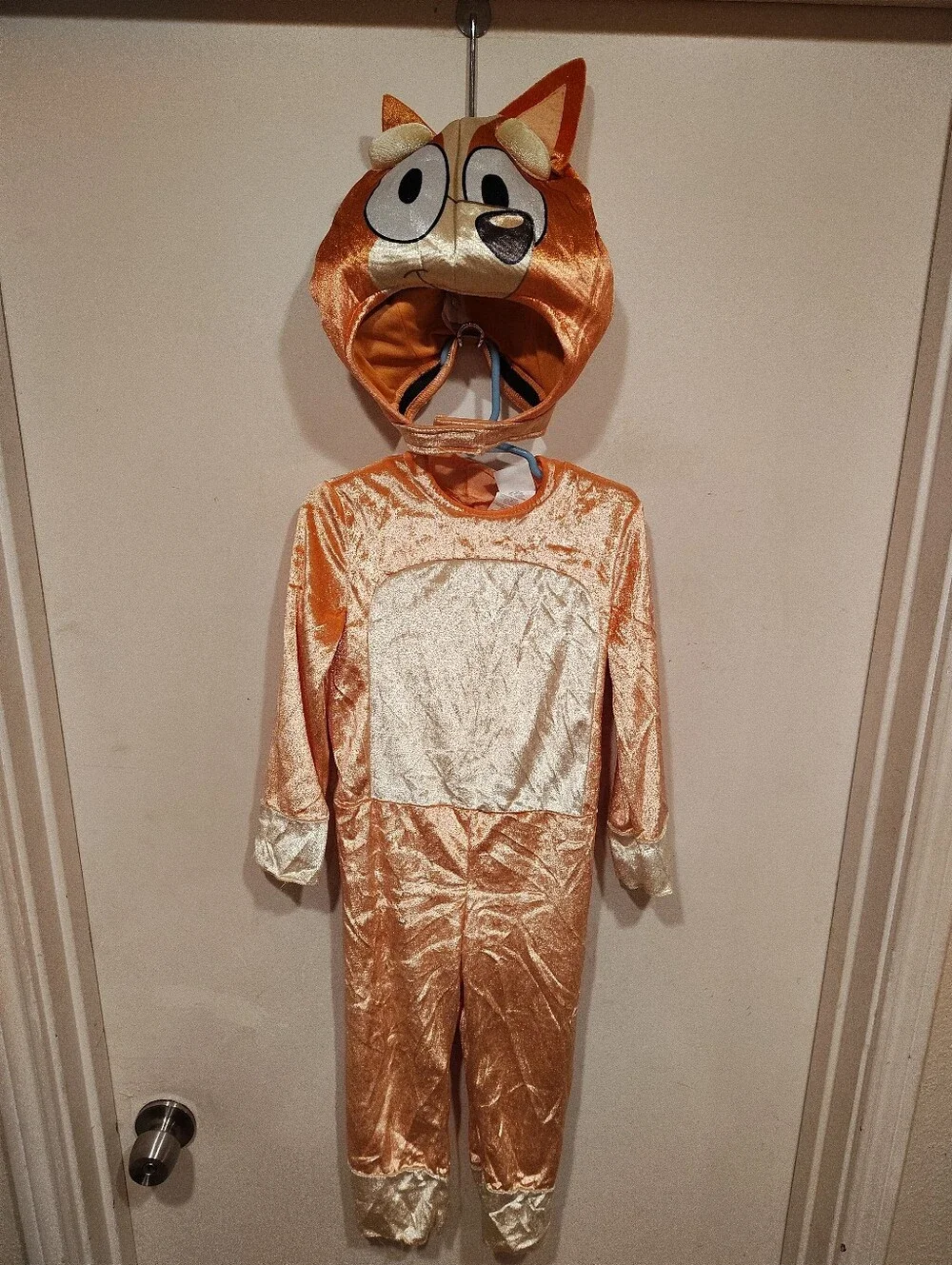 Bingo Bluey Costume Toddler Size 3T-4T Disguise Halloween Jumpsuit Kids